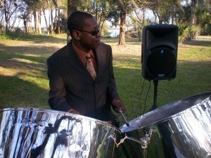 Steel Drum Player at Wedding