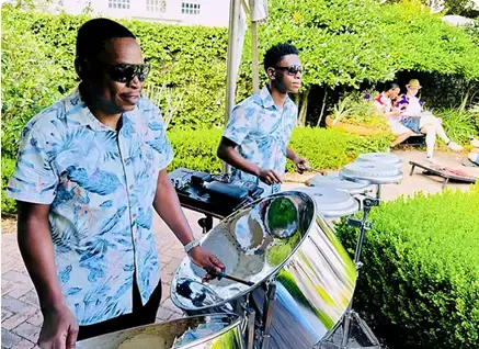 Steel Drum Band Florida duo player