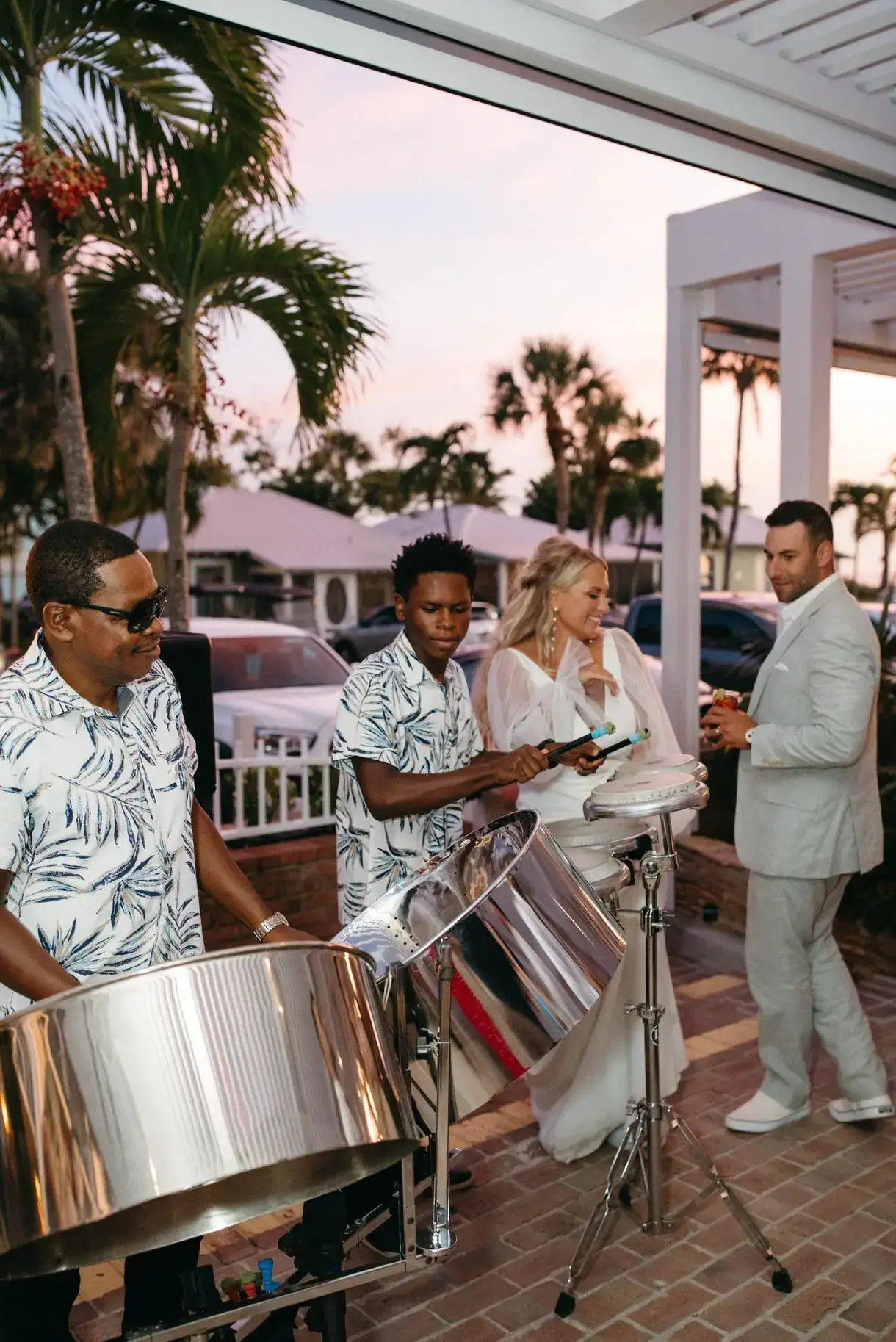 Steel Drum Band Florida wedding reception image